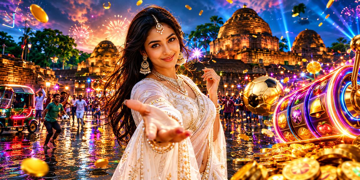 কুমিল্লায় নিয়ন আলোয় স্লট গেম প্রোমোশন উপভোগরত একজন খেলোয়াড়